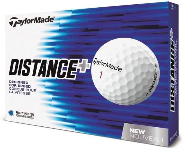 TaylorMade Distance Plus Golf Balls (One Dozen)