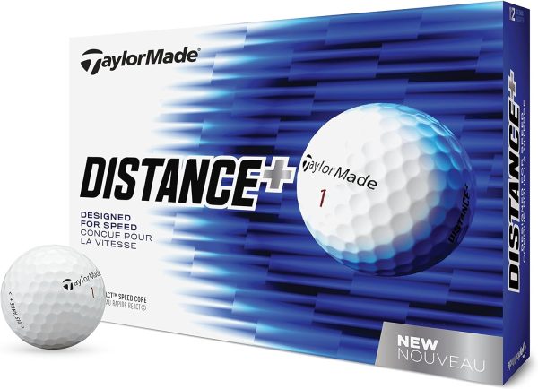 TaylorMade Distance Plus Golf Balls (One Dozen) - Image 2